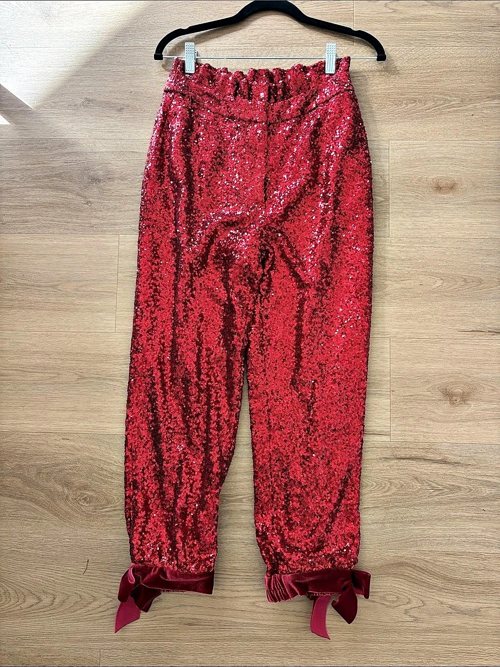 Halogen Sequin Pants in Red Size 4 Like New